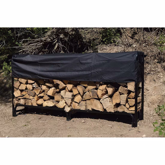 Support à bois de chauffage, porte-bûches de cheminée extérieure, support à bois de chauffage robuste