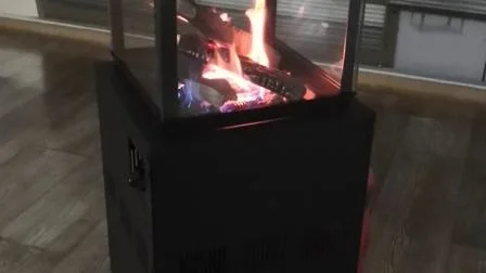 Verre à feu trempé pour foyer à gaz