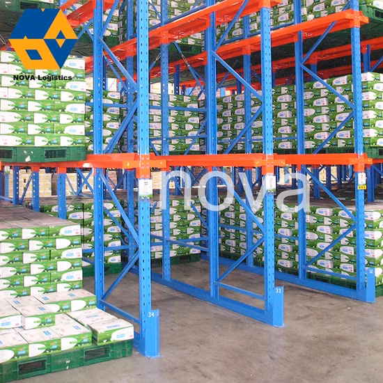 Rayonnage résistant en acier de palette en métal de stockage industriel de l'entrepôt Q235