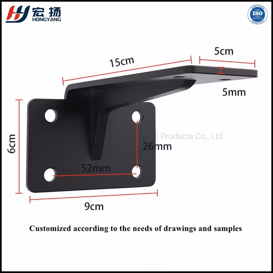 Support de support Support d'étagère en métal Supports d'étagère flottants